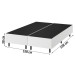 Base de Cama Box Queen Fit 158x198 Cm Branco - Vian