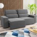 Sofá 3 Lugares Charm Reclinável e Retrátil Brisk - Vian