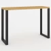 Aparador Industrial Berlim 100% Mdf Marrom/Preto - Pnr Móveis
