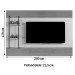 Painel para TV Até 65 Polegadas Granada 2 Prateleiras Naturalle/Off White - Mavaular