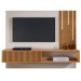 Painel para TV Até 75 Polegadas Málaga com Led 1 Porta Off White/Naturalle - Mavaular