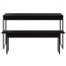 Mesa de Madeira Tub com 1 Banco Preto ônix/Preto - Compace