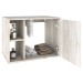 Armário de Banheiro 1 Porta 2 Prateleiras com Espelho Snow 14700 - Compace