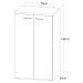 Escritório Completo 2 Portas Branco - Artany Móveis