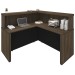 Mesa Tamburato Atendimento Ii Charuto/Preto - Artany Moveis