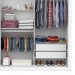 Guarda-Roupa Casal 3 Portas de Correr com Espelho 4 Gavetas Isabela Luxo Branco - Carioca Móveis
