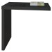 Mesa para Escritório com Apoio 4 Gavetas 6106 Charuto/Preto - Artany Móveis