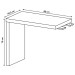 Mesa para Escritório com Apoio 4 Gavetas 6106 Charuto/Preto - Artany Móveis