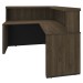 Mesa para Escritório Charuto/Preto - Artany Móveis