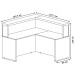 Mesa para Escritório Charuto/Preto - Artany Móveis