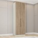 Guarda-Roupa Solteiro Modulado 80 Cm Predileto 2 Portas 3 Gavetas Areia Hp/Jequiti - Henn