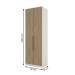 Guarda-Roupa Solteiro Modulado Predileto 2 Portas Areia Hp/Jequitiba - Henn