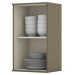 Armário Aéreo Cozinha 40 Cm évelin 1 Porta Duna/Cristal - Henn
