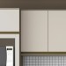 Armário Aéreo Cozinha 40 Cm évelin 1 Porta Duna/Cristal - Henn