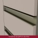 Armário Aéreo Cozinha 40 Cm évelin 1 Porta Duna/Cristal - Henn