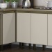 Armário de Cozinha 35 Cm évelin 1 Porta Duna/Cristal - Henn