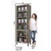 Cristaleira évelin 4 Portas 4 Prateleiras Duna/Cristal - Henn