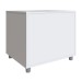 Mesa de Cabeceira Pet com Almofada Pet002 Branco - Completa Móveis