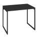 Mesa Escrivaninha Industrial Aço 90 ônix/Preto - Panorama Móveis