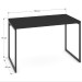 Mesa Escrivaninha Industrial Aço 120 ônix/Preto - Panorama Móveis