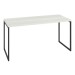 Mesa Escrivaninha Industrial Aço 150 Snow/Preto - Panorama Móveis