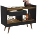 Aparador Luxo 1 Gaveta Preto/Nature 4064 - Jb Bechara