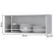 Armário Aéreo Cozinha Nova York 1 Porta Branco Hp - Henn