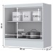 Armário de Cozinha Nova York 2 Portas 1 Prateleira Branco Hp - Henn