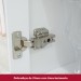 Armário de Cozinha Nova York 2 Portas 1 Prateleira Branco Hp - Henn