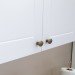 Armário Aéreo Cozinha 80 Cm Nova York 2 Portas 2 Prateleiras Branco Hp - Henn