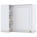 Armário Aéreo Cozinha Canto Nova York 1 Porta 2 Prateleiras Branco Hp - Henn
