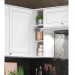Armário Aéreo Cozinha Canto Nova York 1 Porta 2 Prateleiras Branco Hp - Henn