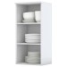 Armário Aéreo Cozinha Nova York 1 Porta 2 Prateleiras Branco Hp - Henn