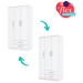 Guarda-Roupa Solteiro Miami 3 Portas 2 Gavetas Flex Branco/Rosa Chá - Henn