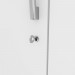 Guarda-Roupa Solteiro Miami 3 Portas 2 Gavetas Flex Branco/Rosa Chá - Henn