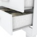 Guarda-Roupa Solteiro Miami 3 Portas 2 Gavetas Flex Branco/Rosa Chá - Henn