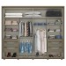 Guarda-Roupa Casal Dallas 2 Portas 6 Gavetas com Espelho Duna/Off White - Henn