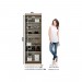 Armário Multiuso 2 Portas 6 Prateleiras Castanho Hp - Henn