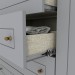 Cômoda Mississipi 1 Porta 4 Gavetas Cinza - Henn