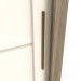Guarda-Roupa Casal Parma 2 Portas 4 Gavetas Rústico/Off White - Henn
