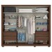 Guarda-Roupa Casal Parma 2 Portas 4 Gavetas Castanho Hp - Henn