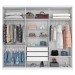 Guarda-Roupa Casal Pérola 6 Portas 3 Gavetas Branco - Henn