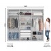 Guarda-Roupa Casal Pérola 6 Portas 3 Gavetas Branco - Henn