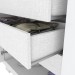 Guarda-Roupa Casal Pérola 6 Portas 3 Gavetas Branco - Henn