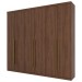 Guarda-Roupa Casal Pérola 6 Portas 3 Gavetas Castanho Hp - Henn