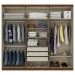 Guarda-Roupa Casal Pérola 6 Portas 3 Gavetas Castanho Hp - Henn