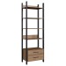 Closet Casal Tech 4 Gavetas Mel/Preto Te0030 - Delmarco