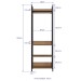 Closet Casal Tech 4 Gavetas Mel/Preto Te0030 - Delmarco