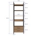Closet Casal Tech 4 Gavetas Mel/Preto Te0030 - Delmarco