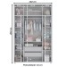Guarda-Roupa Infantil Pula-Pula 4 Portas 2 Gavetas Branco - Henn